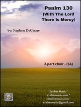 Psalm 130 SA choral sheet music cover